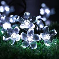 Saulės girliandos 5M 7M 12M 22M Vyšnių žiedai Sodo šviestuvai LED girlianda Lauko pasakų girliandos Gatvės gėlių girlianda 5m20led-multicolor