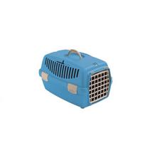 Transportavimo narvas Gulliver 1 su plastikinėmis durelėmis 48x32x31cm mėlynas