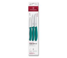 Victorinox - SWISS CLASSIC daržovių peilių rinkinys, 3 vnt., turkio spalvos