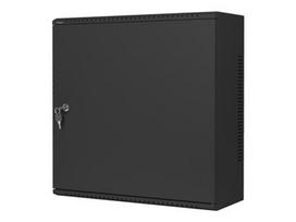 LANBERG Rack Cabinet 19inch Wall-Mount 6U+3U/540X200 Low-Profile Black Assembled