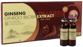 Harbin Yeekong Herb Ženšenis + Ginko biloba, 10ml x10 buteliukų