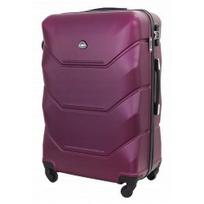 Didelis plastikinis lagaminas Gravitt 950a-D Tamsiai raudonas