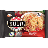 Greitai paruošiami makaronai pomidorų skonio NUDO (maišelis) , 70g