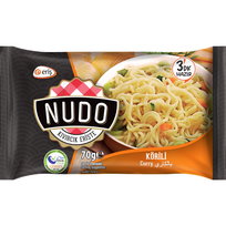 Greitai paruošiami makaronai kario skonio NUDO (maišelis) , 70g