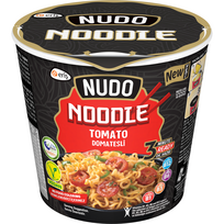 Greitai paruošiami makaronai pomidorų skonio NUDO (indelyje) , 60g