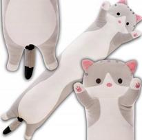 miego draugas – didelis pilkas katinas, 110cm