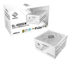 Maitinimo šaltinis Asrock 1000W Maitinimo šaltinis 80+ Gold Sertifikatas Steel Legend Balta ATX dizainas