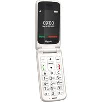 Telefonas Gigaset GL595 Mobilus telefonas, SOS mygtukas, apsaugotas nuo vandens purslų, apsaugotas nuo dulkių baltas