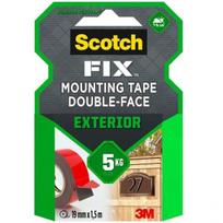 Išorinė dvipusė lipni juostelė - SCOTCH - Juoda - 1,5m x 19mm - Universalus naudojimas - 3M™ technologija