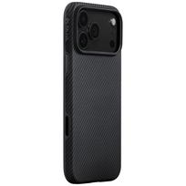 PITAKA Aramid UltraGuard MagSafe Case for iPhone 17 Pro, Black and Gray