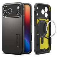 Spigen Tough Armor "T" MagSafe dėklas skirtas Apple iPhone 17 Pro – pilkos spalvos