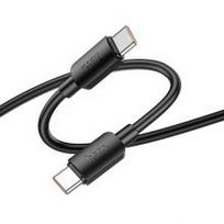 PTC HOCO Cable USB Type-C to Type-C, 6A, 100W, black, 1.0m,  X96