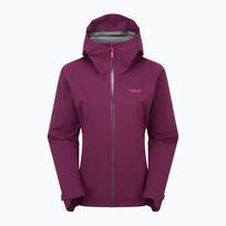 Moteriška lietaus striukė Rab Downpour Light mulberry