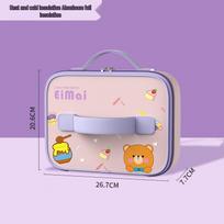 316 Stainless Steel Insulated Bento Lunch Box for First-Grade Girls, Four Compartments, Perfect for School.