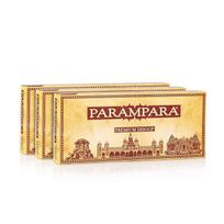 Cycle Pure Parampara Premium Drėgnas Dhoop Pakuotė iš 3 vnt. 120 g Natūralus Guggul kvapas Su grynu ghi Puja šventėms ir ritualams
