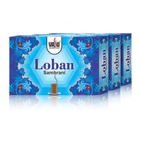 Cycle Pure Vasu Loban Sambrani Dhoop Cups for Pooja Home Festivals 70X3 Pack Dhoop Stick with Burner Plate