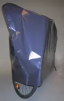 Dviračio uždangalas pilkas 180x100mm