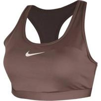 Nike As Wnk Swoosh Med Sport Bra Comfortable Soft Versatile Women Underwear Brown DX6822233 XL