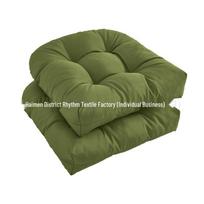 Išskirtinė vandeniui atspari lauko audinio pagalvėlė sodo ar terasos baldams Brushed: 48*48cm (set of 2) geltona