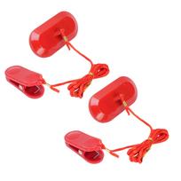 2Pcs Treadmill Emergency Stop Magnet Key 2 Prong Universal Auto Stop Running Machine Key 75x35MM