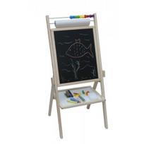 Dvipusė magnetinė piešimo lenta su popieriaus ritiniu