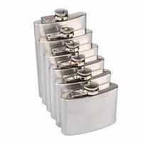 Nešiojama lauko gertuvė vyrams: 304 nerūdijančio plieno vyno butelis (4-10 oz) 4 oz - 110 ml
