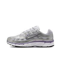 Nike P-6000 Metalinis Sidabrinis Pasaulinis Indigo Moteriški Sportbačiai Pilki Balti Juodi BV1021-014 36.5