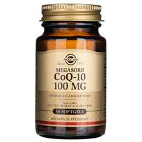 Solgar Megasorb CoQ-10 100 mg - 30 minkštųjų gelių