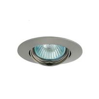 Įleidžiamas reguliuojamo kampo šviestuvas GU-3254 BS su Osram GU10 lempa, chromuotas