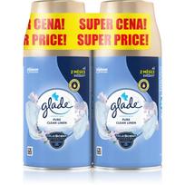 GLADE Pure Clean Linen automatinis oro gaiviklis užpildas 2x269 ml