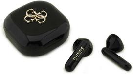 TWS Guess 4G Metal Logo ausinės juodos spalvos