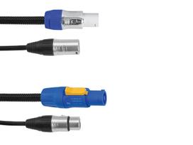 Kombinuotas kabelis Eurolite DMX P-Con/3-pin XLR, 1,5m