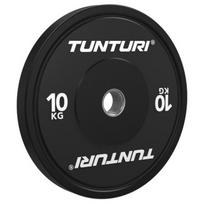 Svarmenys TUNTURI Platinum Bumper Plate Black (5–25 kg) (Svoris: 10 kg)