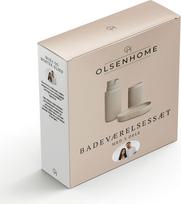 Olsen Home - Bathroom Set, 3 Parts - Light Warm Grey