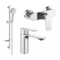 Mexen Milo DF40 dušo komplektas, chromas - 71304DF40-00