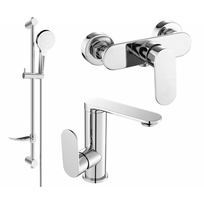 Mexen Milo DF05 dušo komplektas, chromas - 713054DF05-00