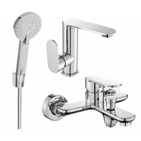 Mexen Milo R40 vonios komplektas, chromas - 713053R40-00