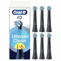 Oral B iO Ultimate Clean juodasis dantų šepetėlis X6