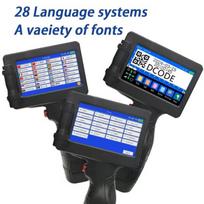 Nešiojamas mini spausdintuvas DCODE DC12 su atskiromis spausdinimo galvutėmis, 12,7 mm pločio, su neužšifruotu QR kodu, paveikslėliu, logotipu, data ir kt.
