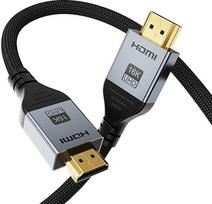 "Angusplay" 16K HDMI 2.2 kabelis 2 m, 96Gbit/s didelės spartos HDMI kabelis, 16K 60Hz 8K 60Hz 4K 240Hz 144Hz 120Hz HDMI 2.1 kabelis, suderinamas su HDMI 2.1/2.0/1.4, HDCP 2.2/2.3, skirtas PS5/4, "Fire TV", nešiojamajam ir asmeniniam kompiuteriui