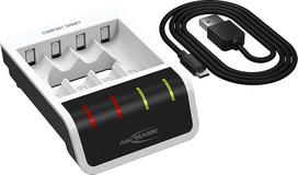 "Ansmann" akumuliatorių įkroviklis - automatinis akumuliatorių įkroviklis su "Perfect 7" įkrovimo technologija ir remonto režimu