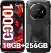 "Blackview Fort 1" (18+256) lauko mobilusis telefonas be sutarties, 10000 mAh, "Android 15" lauko išmanusis telefonas, 6,56 colių 90 Hz itin plonas statybvietės mobilusis telefonas, IP69K atsparus vandeniui, NFC/GPS/Gemini AI