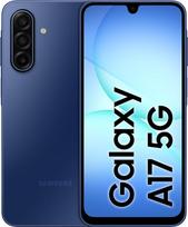 "Samsung Galaxy A17" 5G dirbtinio intelekto išmanusis telefonas, dirbtinio intelekto telefonas su "Android", plonas 7,5 mm rėmelis, 50 MP kamera, 128GB atminties, 4GB RAM, 5000 mAh baterija, mėlynas