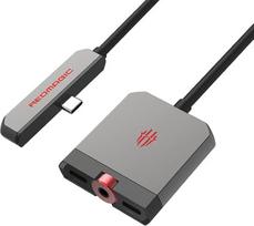 2 in 1 lizdo adapteris Aux USB C į 3,5 mm ausinių adapteris ir PD Quick Charge, 2 C tipo jungtis su DAC lustu, skirtas "iPhone 16 Pro Max/16 Pro/Galaxy S25/S24 Ultra", "iPad Air/Pro", "Pixel 9