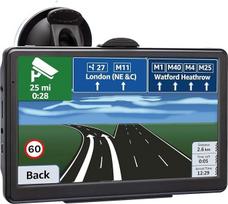 GPS navigacijos įrenginys automobiliui 2025, GPS navigacija sunkvežimiui 5 colių testo nugalėtojas su Europos žemėlapiais, sunkvežimių navigacija, nemokami atnaujinimai visą gyvenimą, pašto kodų paieška, greičio kamerų signalizacija