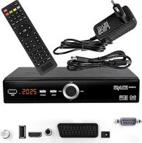 Hd-line 20900 HD palydovinis imtuvas Palydovinis DVB S2 HD imtuvas SAT Skaitmeninis palydovinis SAT imtuvas (DVB-S/S2, HDMI, SCART, 2x USB 2.0, Full HD 1080p) (iš anksto suprogramuotas "Astra Hotbird" ir "Türksat")
