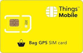 SIM kortelė GPS TRAKER für Taschen - Things Mobile - mit weltweiter Netzabdeckung und Mehrfachanbieternetz GSM/2G/3G/4G. Ohne Fixkosten und ohne Verfallsdatum. 10 € Guthaben inklusive