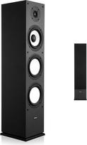 VEVOR Grindinis garsiakalbis, 2 krypčių sistema su 1" aukštų dažnių garsiakalbiu, 6,5" žemų dažnių garsiakalbiu, 200 W galia, 70 Hz-20 kHz dažnio atsakas, patvarus MDF korpusas, skirtas namų garso aparatūrai, viengubas