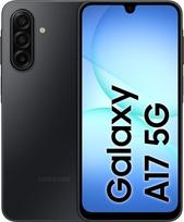 "Samsung Galaxy A17" 5G dirbtinio intelekto išmanusis telefonas, dirbtinio intelekto mobilusis telefonas su "Android", plonas 7,5 mm rėmelis, 50 MP fotoaparatas, 128GB atmintis, 4GB RAM, 5000 mAh baterija, juodas