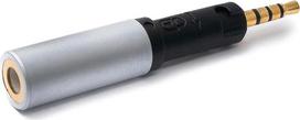 "SYSTEM-S" garso adapteris AUX lizdas iš 2,5 mm vyriškos į 3,5 mm moterišką, skirtas "Audio Technica ATH Sennheiser HD5XX
